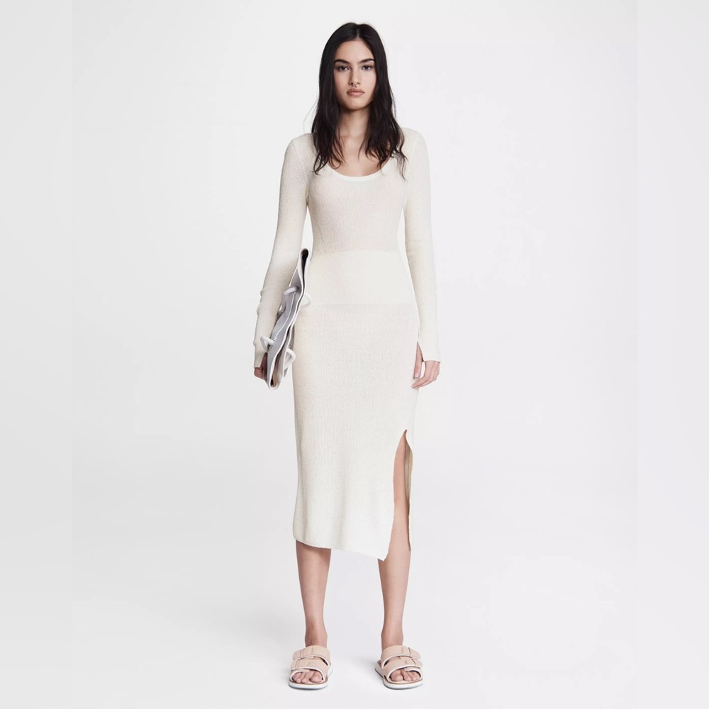 Rag & Bone Ivory Sunny Midi dress Sz S/P